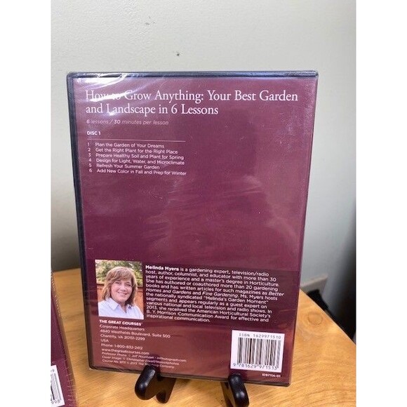 The Great Courses How to Grow Anything Melinda Myers DVDs & Guidebook New Sealed - Picture 7 of 8